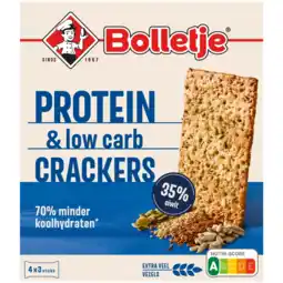 Albert Heijn Bolletje Crackers protein low carb aanbieding