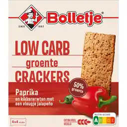 Albert Heijn Bolletje Low carb groentecrackers paprika aanbieding
