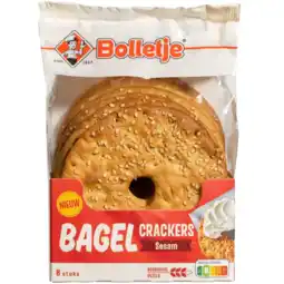 Albert Heijn Bolletje Bagel crackers sesam aanbieding