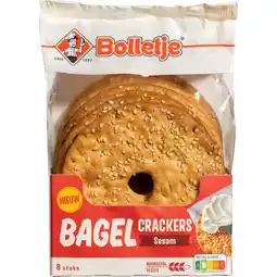Albert Heijn Bolletje Bagel crackers sesam aanbieding