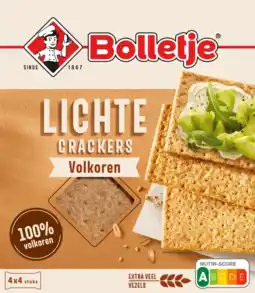 Albert Heijn Bolletje Lichte crackers volkoren aanbieding