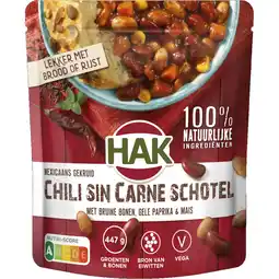 Albert Heijn Hak Chili sin carne schotel aanbieding