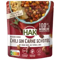 Albert Heijn Hak Chili sin carne schotel aanbieding