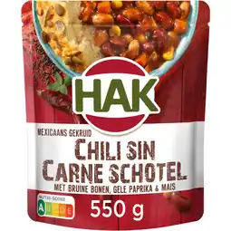 Albert Heijn Hak Chili sin carne schotel aanbieding