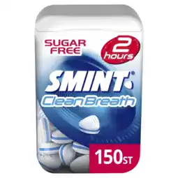 Albert Heijn Smint Clean breath sugarfree 2 hour value pack aanbieding