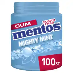 Albert Heijn Mentos Gum Mighty mint aanbieding