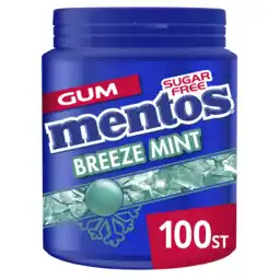 Albert Heijn Mentos Gum Breeze mint aanbieding
