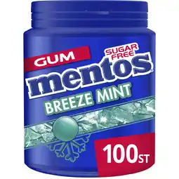 Albert Heijn Mentos Gum Breeze mint aanbieding