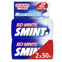 Albert Heijn Smint Clean breath peppermint aanbieding