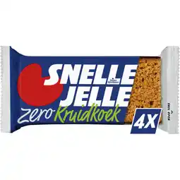 Albert Heijn Snelle Jelle Zero kruidkoek 4-pack aanbieding