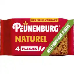 Albert Heijn Peijnenburg Ontbijtkoek naturel 4-pack aanbieding
