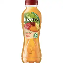 Albert Heijn Fuze Tea Black ice tea peach hibiscus aanbieding