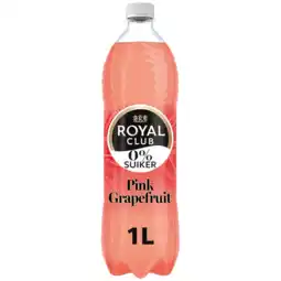 Albert Heijn Royal Club Pink grapefruit 0% suiker aanbieding