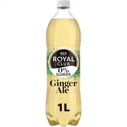 Albert Heijn Royal Club Ginger ale 0% suiker aanbieding