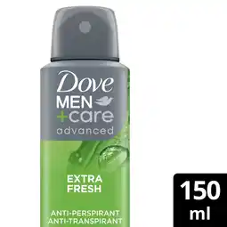Albert Heijn Dove Men+care extra fresh deodorant spray aanbieding