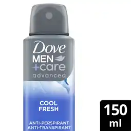 Albert Heijn Dove Men+care cool fresh deodorant spray aanbieding