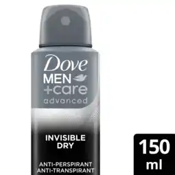 Albert Heijn Dove Men+care invisible dry deodorant spray aanbieding