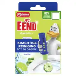 Albert Heijn WC-Eend Fresh discs lime zest houder aanbieding