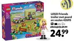 Intertoys LEGO Friends trailer met paard en veulen 42695 aanbieding