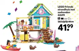 Intertoys LEGO Friends strandhuis met zeehonden 42699 aanbieding