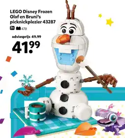 Intertoys LEGO Disney Frozen Olaf en Bruni's picknickplezier 43287 aanbieding