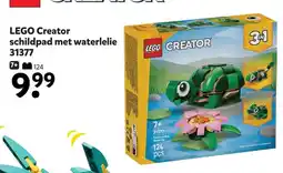 Intertoys LEGO Creator schildpad met waterlelie 31377 aanbieding