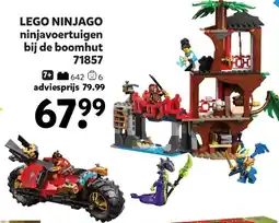 Intertoys LEGO NINJAGO ninjavoertuigen bij de boomhut 71857 aanbieding