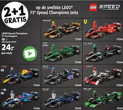 Intertoys LEGO Speed Champions F1 racewagens aanbieding