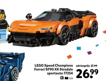 Intertoys LEGO Speed Champions Ferrari SF90 XX Stradale sportauto 77254 aanbieding