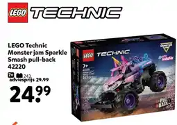 Intertoys LEGO Technic Monster jam Sparkle Smash pull-back 42220 aanbieding