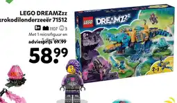 Intertoys LEGO DREAMZzz krokodilonderzeeër 71512 aanbieding