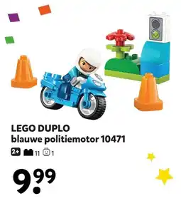 Intertoys LEGO DUPLO blauwe politiemotor 10471 aanbieding