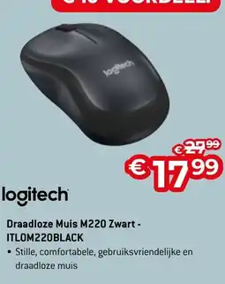 AUVA logitech Draadloze Muis M220 Zwart - ITLOM220BLACK aanbieding