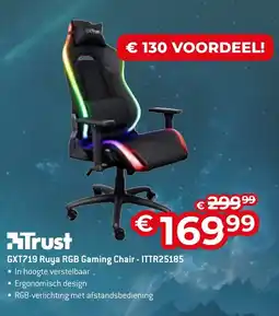 AUVA Trust GXT719 Ruya RGB Gaming Chair - ITTR25185 aanbieding