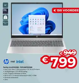 AUVA hp Pavilion 16-AF0043NB - ITHP16AF0043NB aanbieding