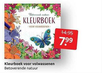 Boekenvoordeel Kleurboek Voor Volwassenen aanbieding