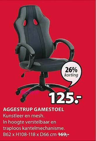 Jysk Aggestrup Gamestoel aanbieding