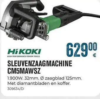 Meno Hikoki Sleuvenzaagmachine Cm5mawsz aanbieding