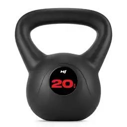 Decathlon Vinyl kettlebell voor krachttraining Hop-Sport HS-PB020KB 20kg aanbieding