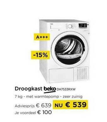 Molecule Droogkast Beko aanbieding