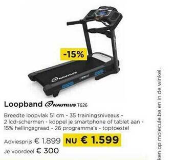 Molecule Loopband Nautilus aanbieding
