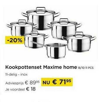 Molecule Kookpottenset Maxime Home aanbieding