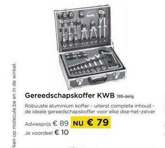 Gereedschapskoffer Kwb