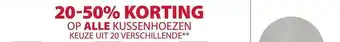 Jysk Korting Op Alle Kussenhoezen aanbieding