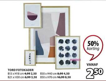 Jysk Tord Fotokader aanbieding