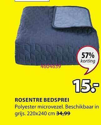 Jysk Rosentre Bedsprei aanbieding