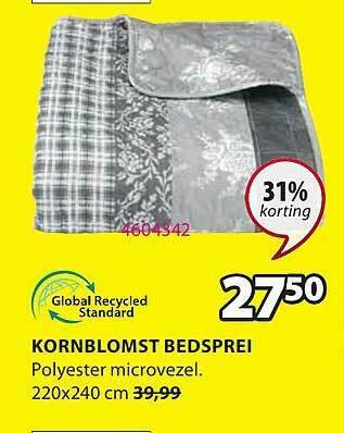 Jysk Kornblomst Bedsprei aanbieding