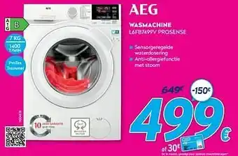 Krëfel Aeg wasmachine l6fb7499v prosense aanbieding