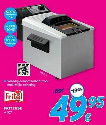 Krëfel Fritel friteuse a 107 aanbieding