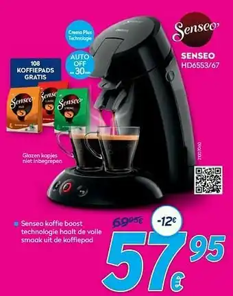 Krëfel Philips senseo hd6553-67 aanbieding